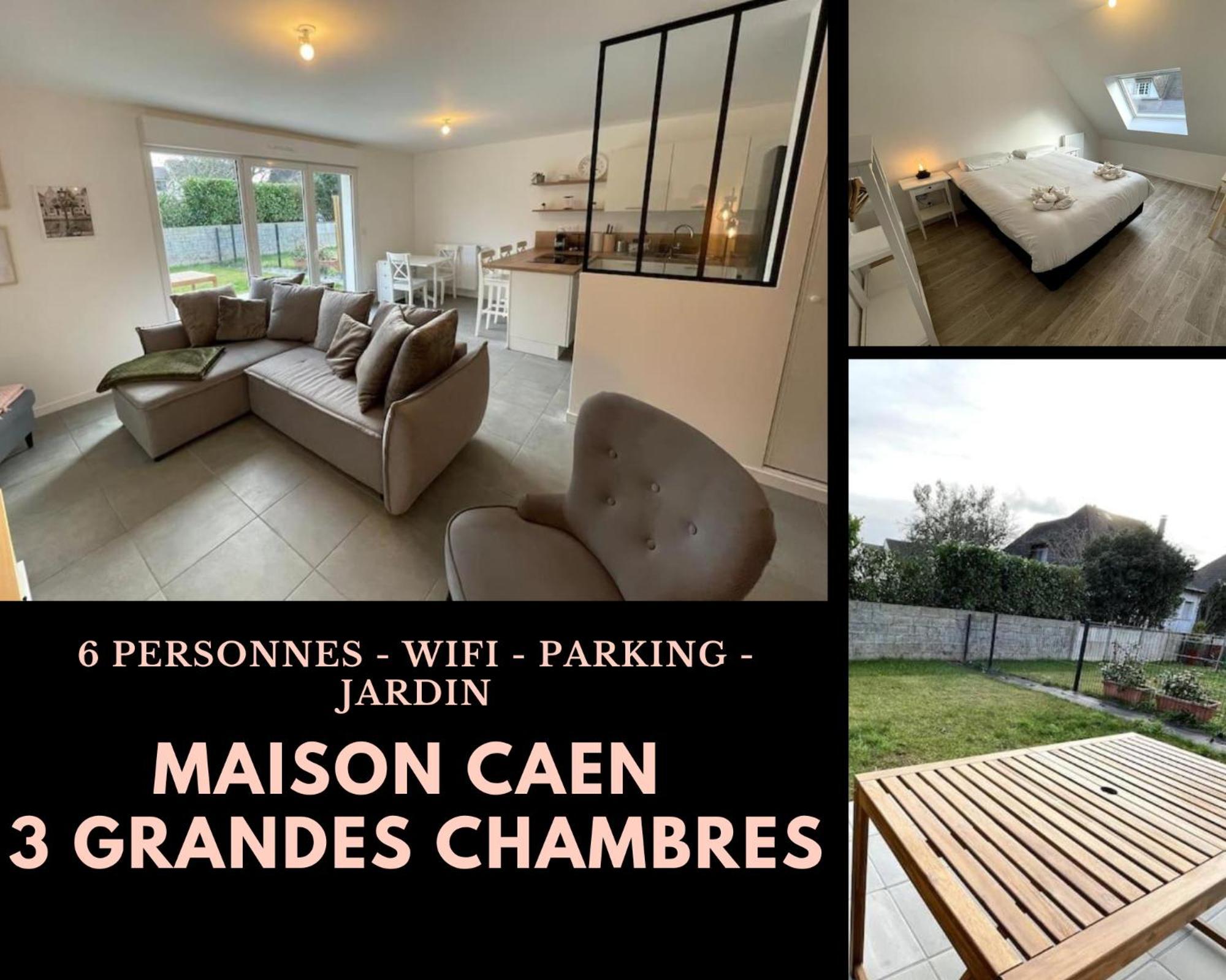 Freesia, Maison Neuve Avec Jardin Et Garage Caen Ngoại thất bức ảnh